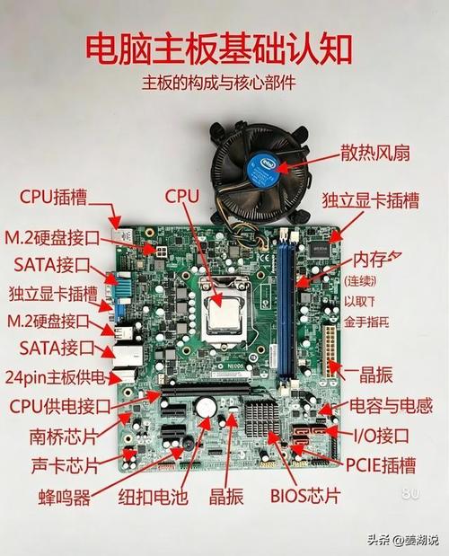 電腦主板基礎認知 各部件功能詳解與逐一說明